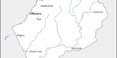 Mapa ng maputsoe Lesotho