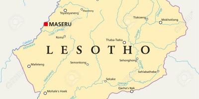 Mapa ng maseru Lesotho